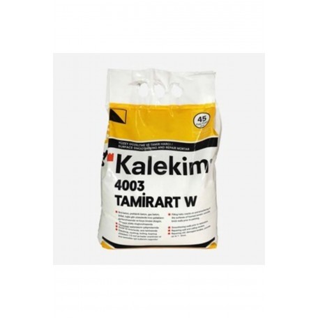 Kalekim 4003 Tamirart W Beyaz Renkli Ince Yüzey Düzeltme Ve Tamir Harcı 5 Kg